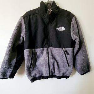 North Face Jacket Boys XS Long Sleeve Full Zip Outdoor Lightweight Fleece